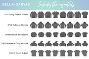 Bella + Canvas Mockup Essentials, a Hoody Mockup by Pixel Sauce™ (Thumbnail 3 of 6)