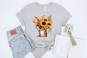 Sunflower Watercolor Autumn Clipart, a Seasonal Illustration by Orange Brush Studio (Thumbnail 3 of 4)