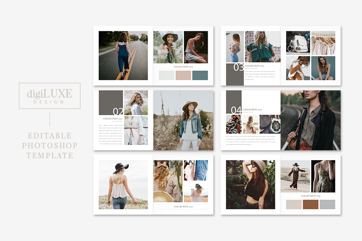 Modern Fashion Design Lookbook, a Magazine Template by Digiluxe (Photo 4 of 5)