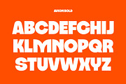 Avion - Modern Bold Font, a Sans Serif Font by limitype (Thumbnail 6 of 10)
