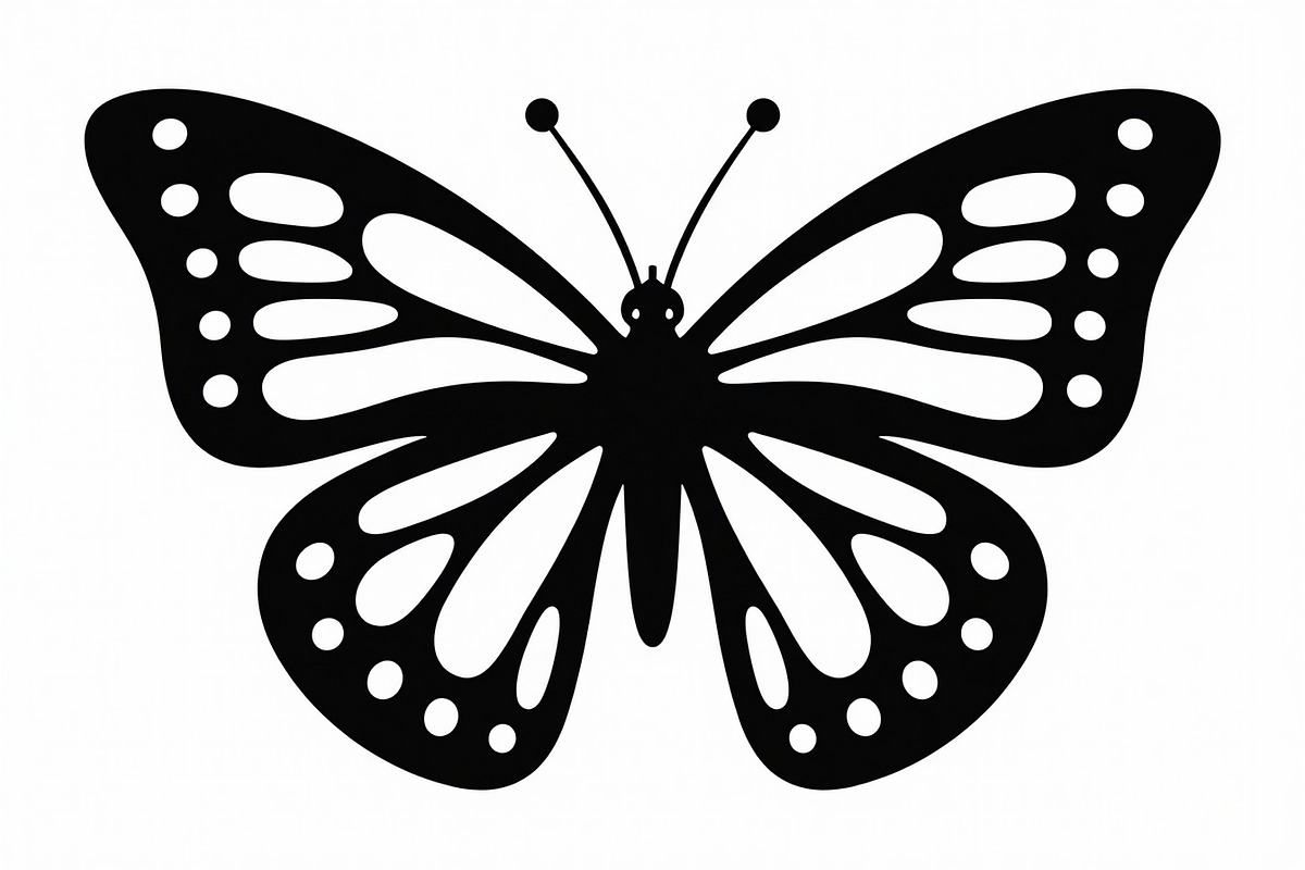 Delicate Butterfly Laser Cut Design, an Illustration by hafijul (Photo 8 of 13)
