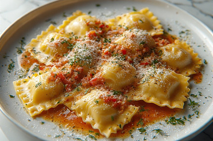 Pasta Dish italian stock image, a Photo by ComfortQ