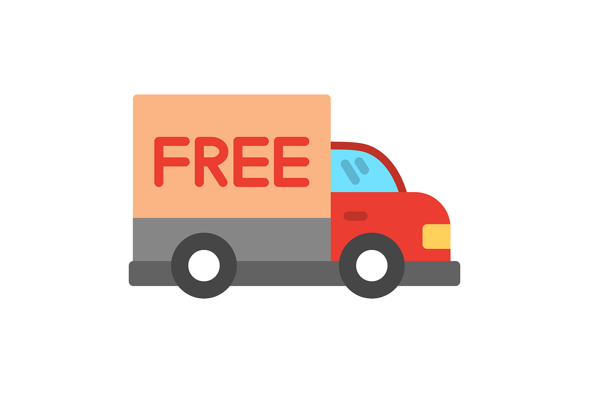 Free Delivery Flat Icon, a Duotone Icon by Pexelpy (Photo 2 of 2)