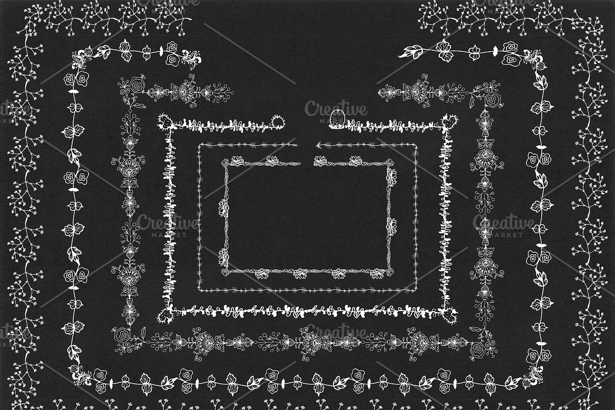 Set of vector patterned brushes-2, a Brush Add-On by Elena Terzi (Photo 2 of 11)