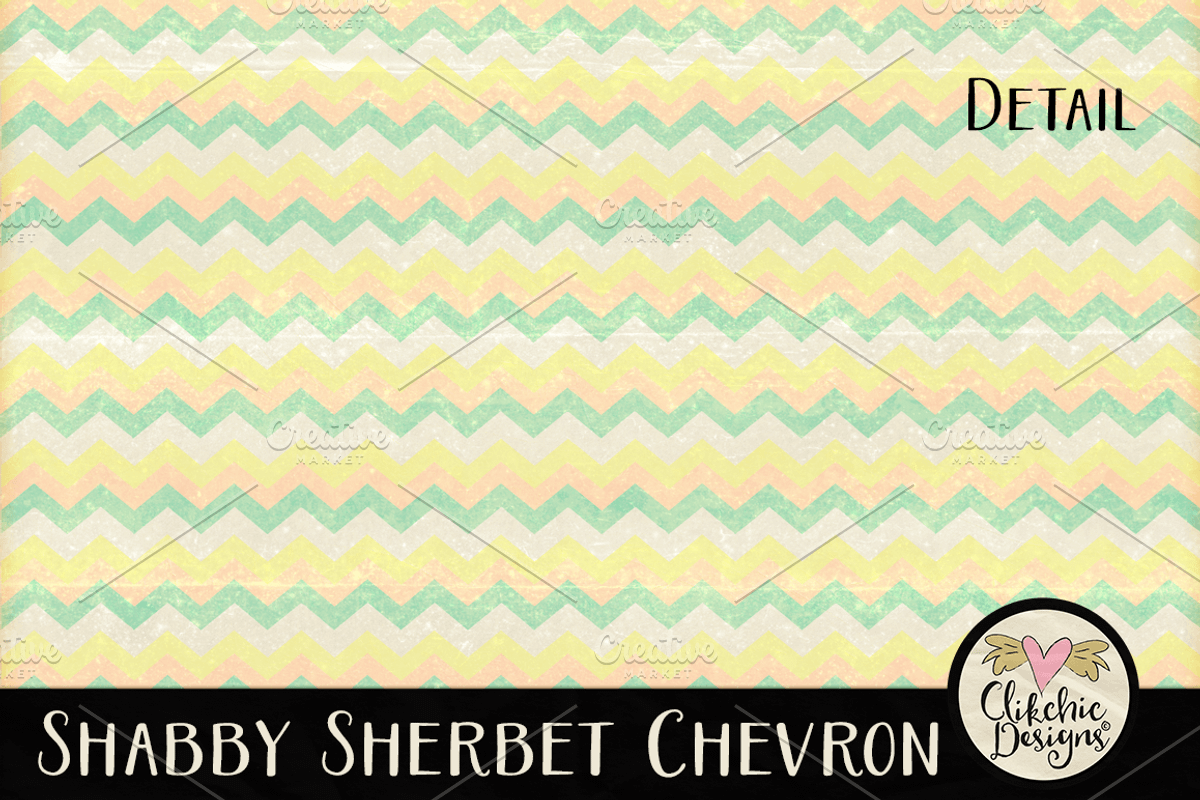 Shabby Sherbet Chevron Texture Pack preview 5