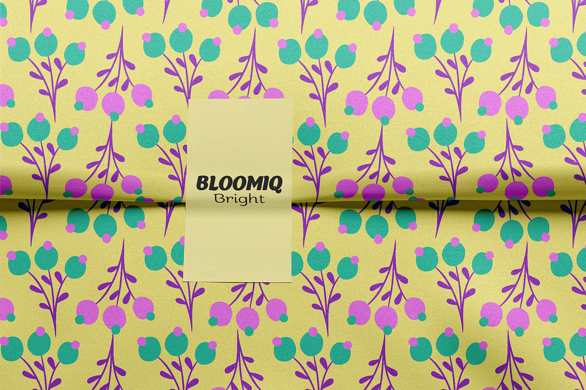 Bright Retro Floral Pattern Set, a Pattern Graphic by Asya Melkonyan Patterns (Photo 14 of 16)