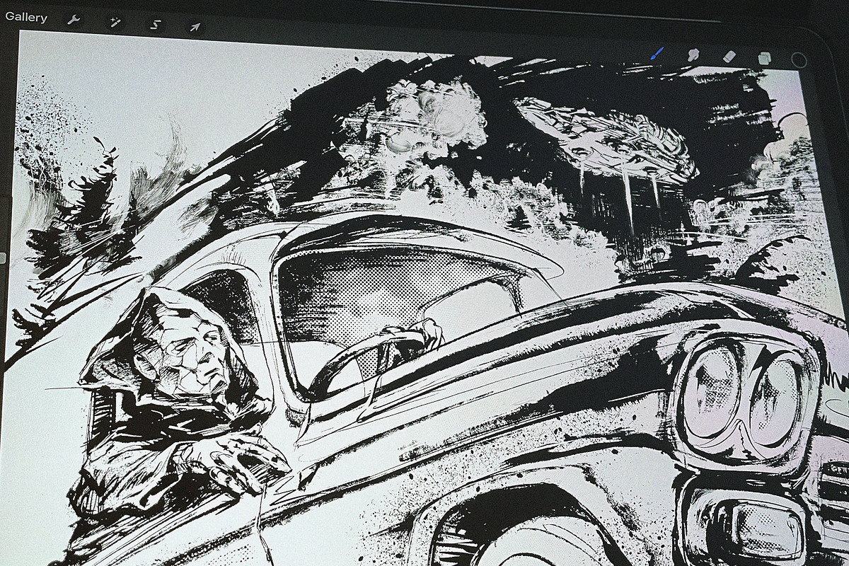 INK• 63 inking brushes for Procreate, a Brush Add-On by Eldar Zakirov's (Photo 15 of 17)