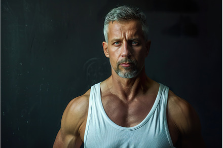 Fit middle aged man posing, a Sports & Recreation Photo by Lermont51