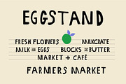 EGGSTAND Typeface, a Handwritten Font by @designartboard (Thumbnail 3 of 4)