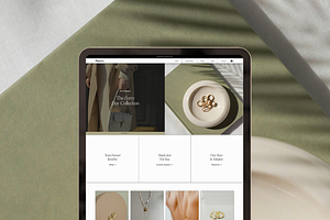 Bijoux: Squarespace 7.1 Template