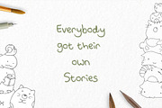 Friend's Stories Font, a Font by Digital Hustler (Thumbnail 7 of 9)