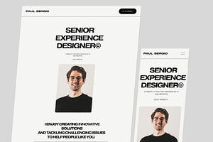 Portfolio Web Squarespace Template