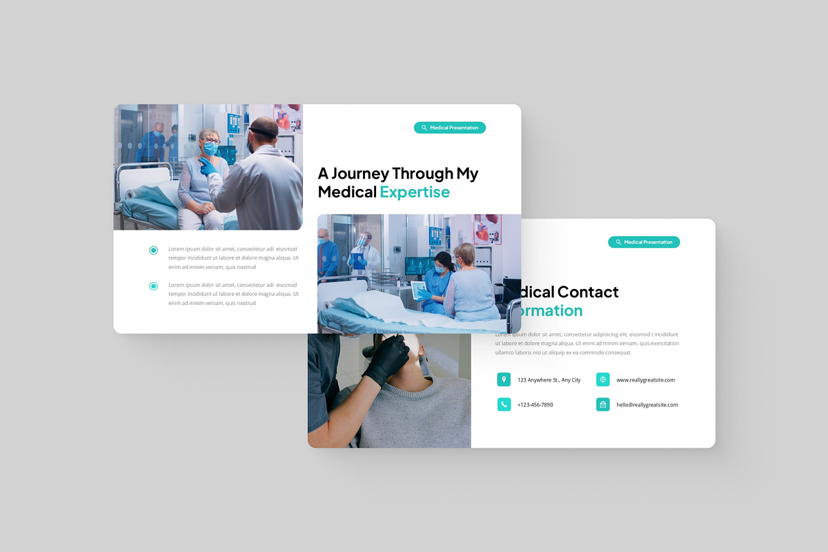 Modern Medical Keynote, a Presentation Template by Annora Studio (Photo 2 of 5)