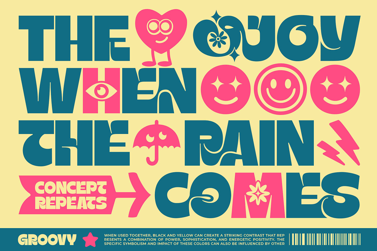Disko Phonic Typeface, a Sans Serif Font by alit design (Photo 7 of 20)