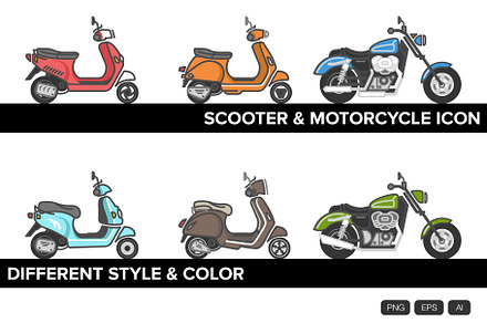 18 Motorcycle Icon