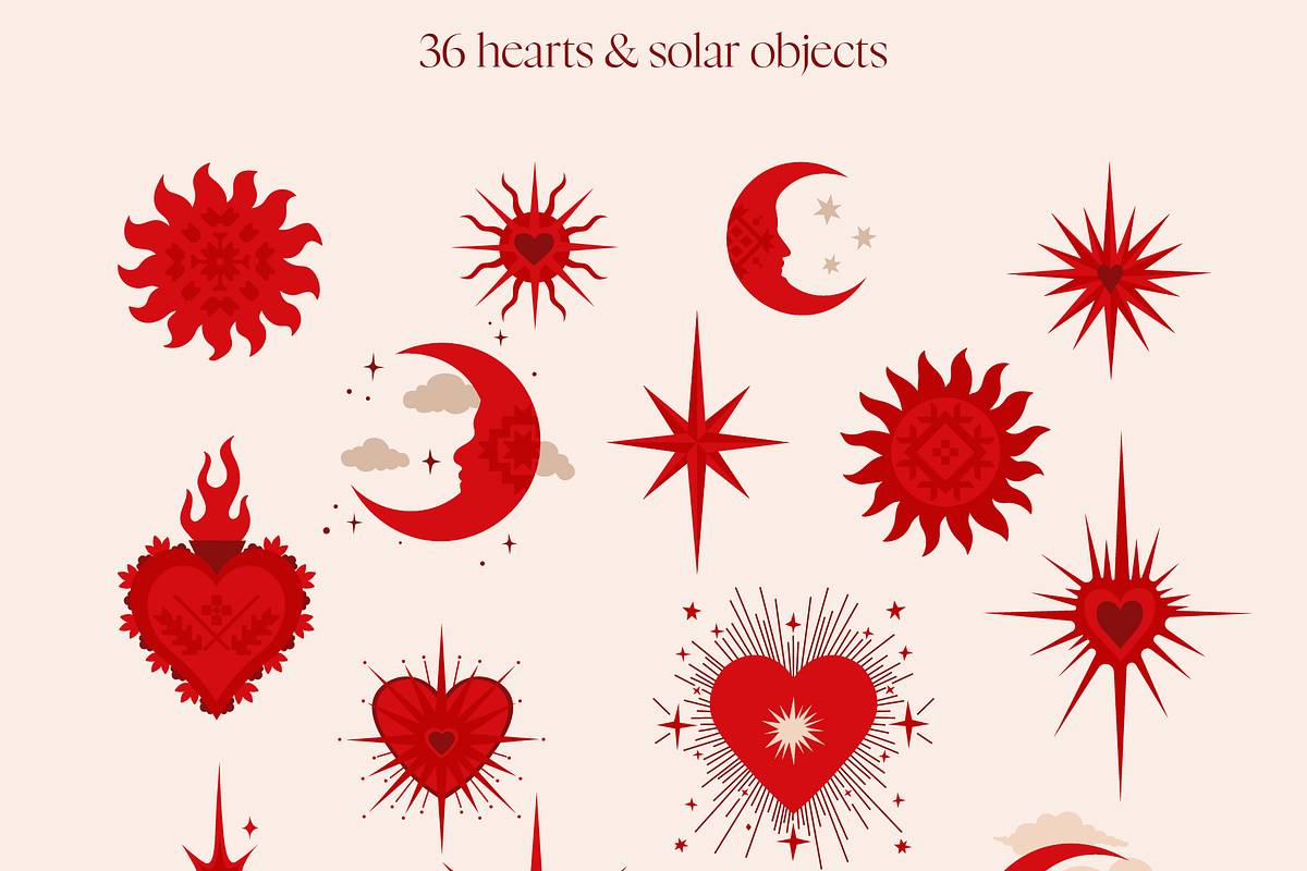 Modern Folk | vector clipart, a Decorative Illustration by dariikos (Photo 29 of 36)