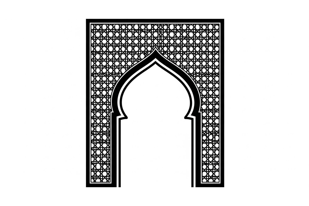 Islamic Arch Window Vector Bundle, an Illustration by yasushie (Photo 34 of 51)