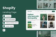 Shop Hub - Shopify Landing Page, a Landing Page Template by twinstd (Thumbnail 1 of 5)