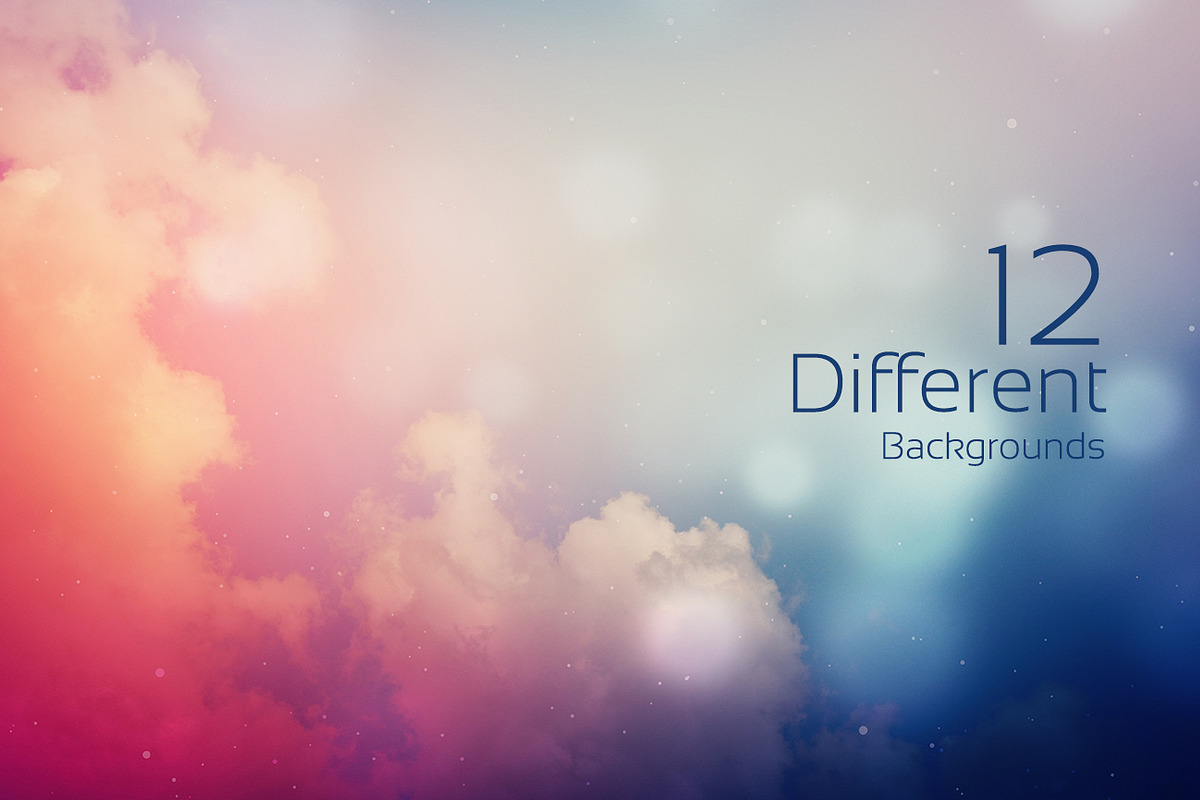Bokeh SKY Backgrounds, a Wallpaper Graphic by BIBIART (Photo 3 of 5)