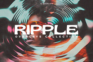 Ripple–Water Overlay Textures & PSD