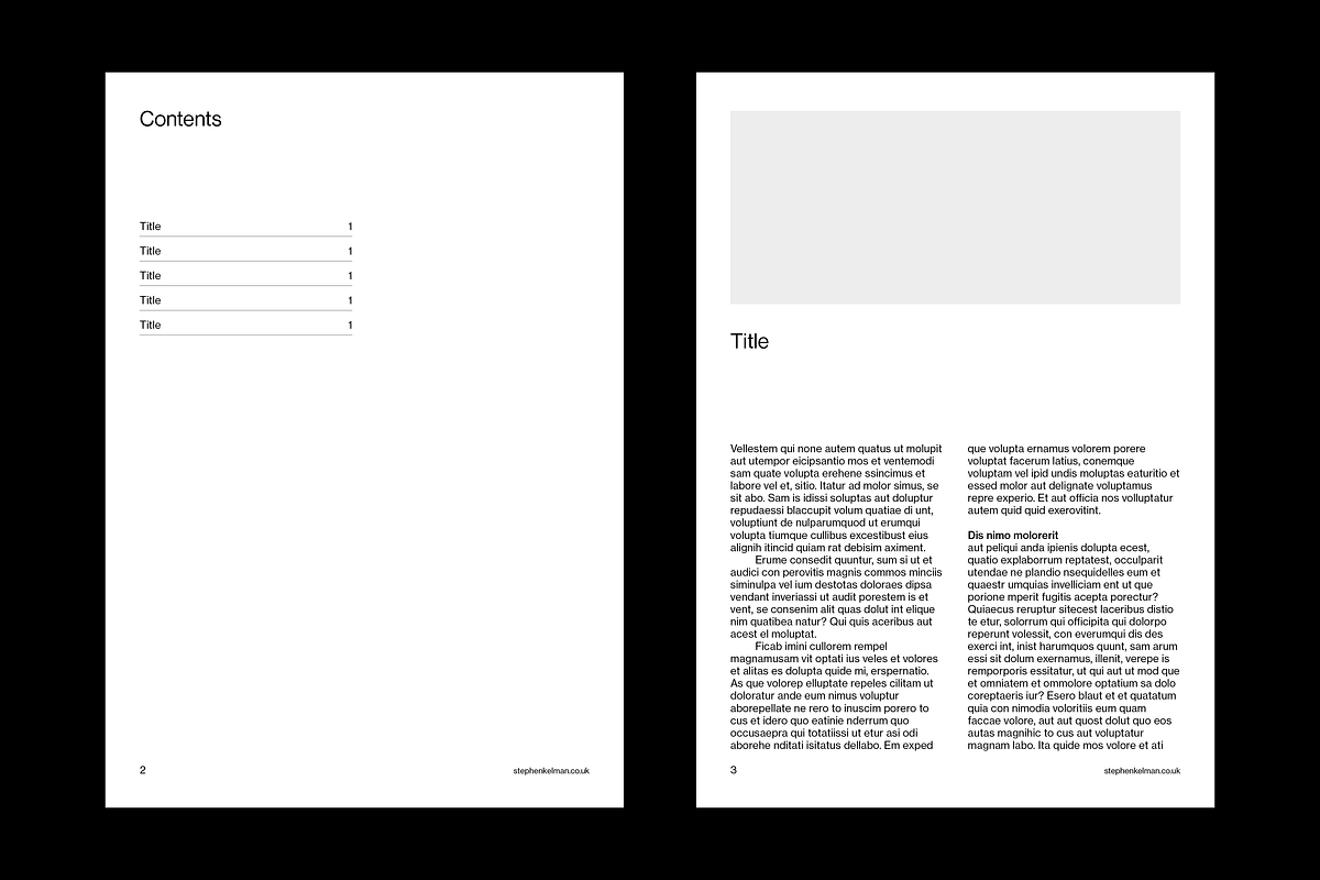 eBook PDF Grid System for InDesign, a Templates & Theme by Stephen Kelman (Photo 3 of 5)