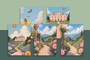 Countryside Landscape Backgrounds, a Background Graphic by Jakayla Digital Co (Thumbnail 6 of 9)