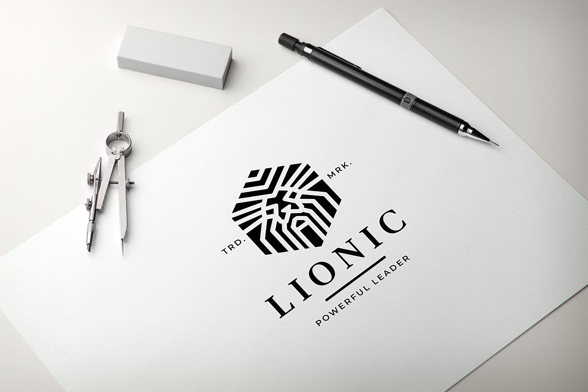 Lionic Lion Head Logo, a Branding & Logo Template by Design_Planet (Photo 5 of 7)