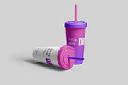 Drink Cup Mockup - 8 Views, a Cups & Container Mockup by Illusiongraphic (Thumbnail 2 of 23)