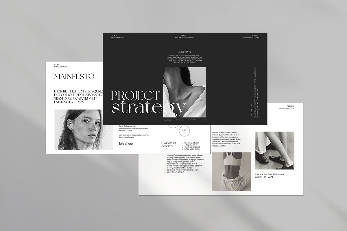 Brand Strategy Template | CANVA, a Presentation Template by evgenystudio (Photo 2 of 7)