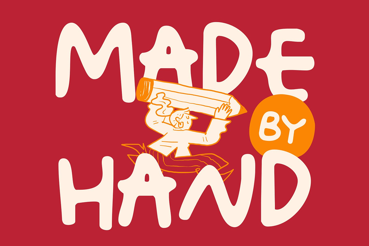 CS Easton Drawn, a Handwritten Font by Craft Supply Co. (Photo 2 of 8)