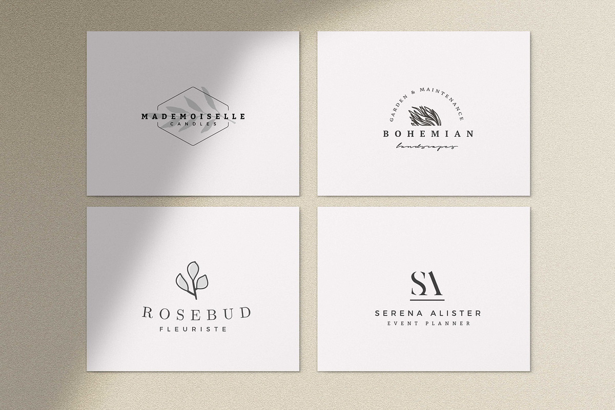 Floral logo templates, a Branding & Logo Template by Nues Design (Photo 9 of 17)