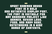 Sport Sobenor Brush, a Handwritten Font by QR Design Studio (Thumbnail 5 of 8)