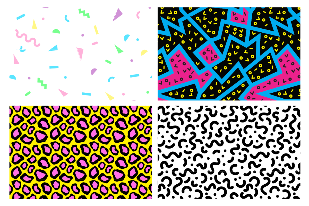 80's Fever II - 24 Patterns!, a Pattern Graphic by fontalicious (Photo 8 of 9)