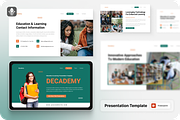 Education & Learning PowerPoint, a Presentation Template by SquidPixey (Thumbnail 1 of 6)