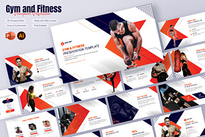 Gym Fitness Powerpoint Presentation, a Presentation Template by zahidhossainalif
