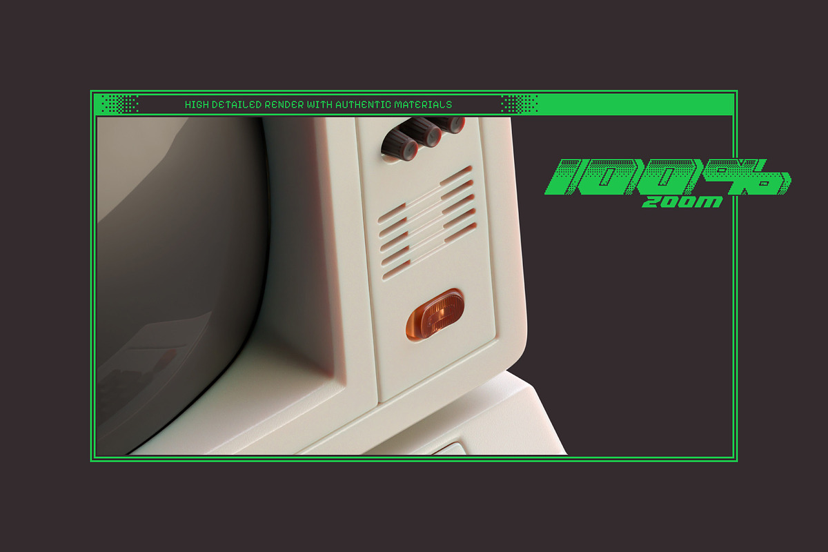 Vintage Computer PNG Set, an Object Graphic by Gleb Guralnyk (Photo 2 of 3)