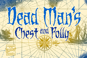 Dead Man's Chest - pirate fonts