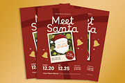 Meet Santa Event Flyer, a Flyer Template by Gumico Studio. (Thumbnail 2 of 3)