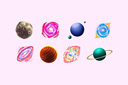 Planets and Nebulae, an Object Graphic by Deemak Daksina (Thumbnail 2 of 3)