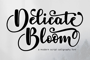 Delicate Bloom, a Script Font by Raffa Creative