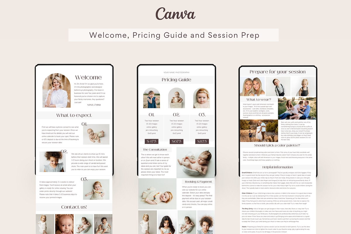 Photography Email Template Bundle, an Email Template by Sweet Little Muse (Photo 3 of 4)