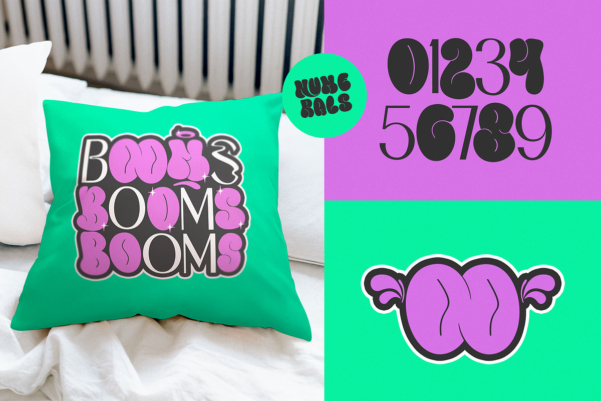 Mamboo Bubble Mix Graffiti Font, a Sans Serif Font by alit design (Photo 13 of 20)