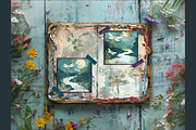 Junk Journal Pages Canva Mock Up, a Marketing Template by Rainbow Makery Design (Thumbnail 6 of 7)