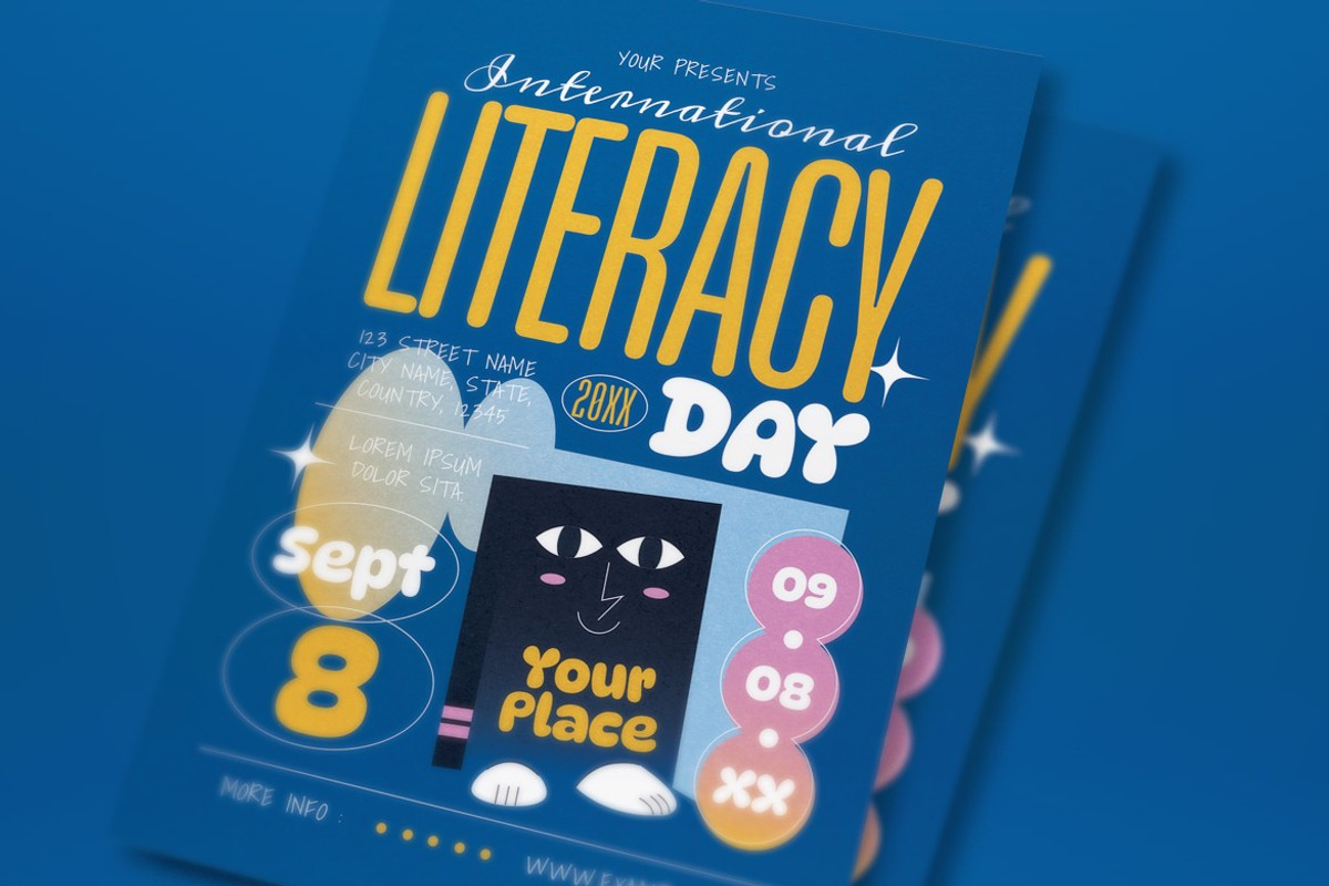 International Literacy Day Flyer preview 2