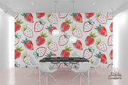 Strawberry watercolor design, an Illustration by BrushArtDesigns (Thumbnail 6 of 7)