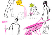 Garden graphics, a Person Illustration by Anastasy_helter (Thumbnail 1 of 18)