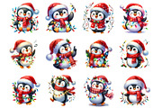 Funny Christmas Penguin, an Illustration by Design Market (Thumbnail 2 of 3)
