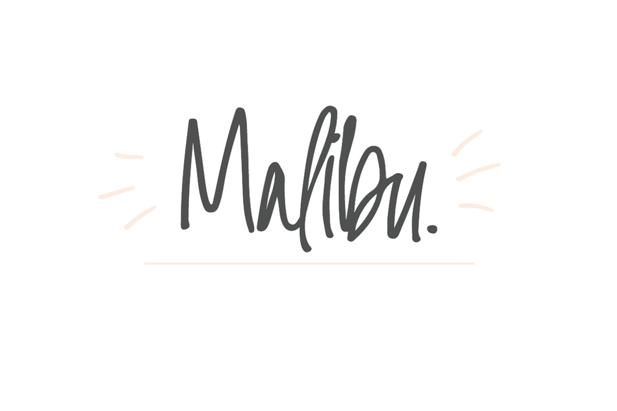 Malibu | A Handwritten Font