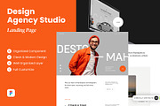 Desto - Web Developer Landing Page, a Landing Page Template by SLAB! Design (Thumbnail 1 of 4)