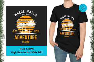 Summer Beach Tshirt Design, an Object Graphic by shielscreations